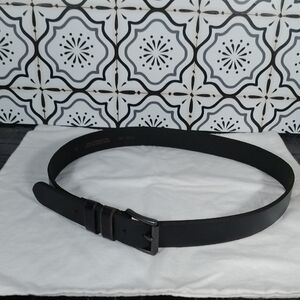 Men's Brand New Black Leather Belt Size 46